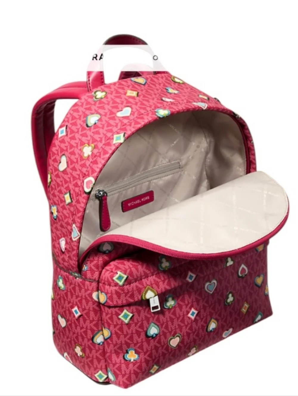 Michael Kors Slater Md Printed Signature Logo Backpack & matching bi-fold wallet